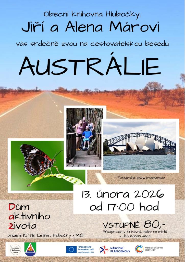 Cestovatelská beseda o Austrálii